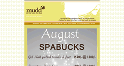 Desktop Screenshot of muddsalonspa.com